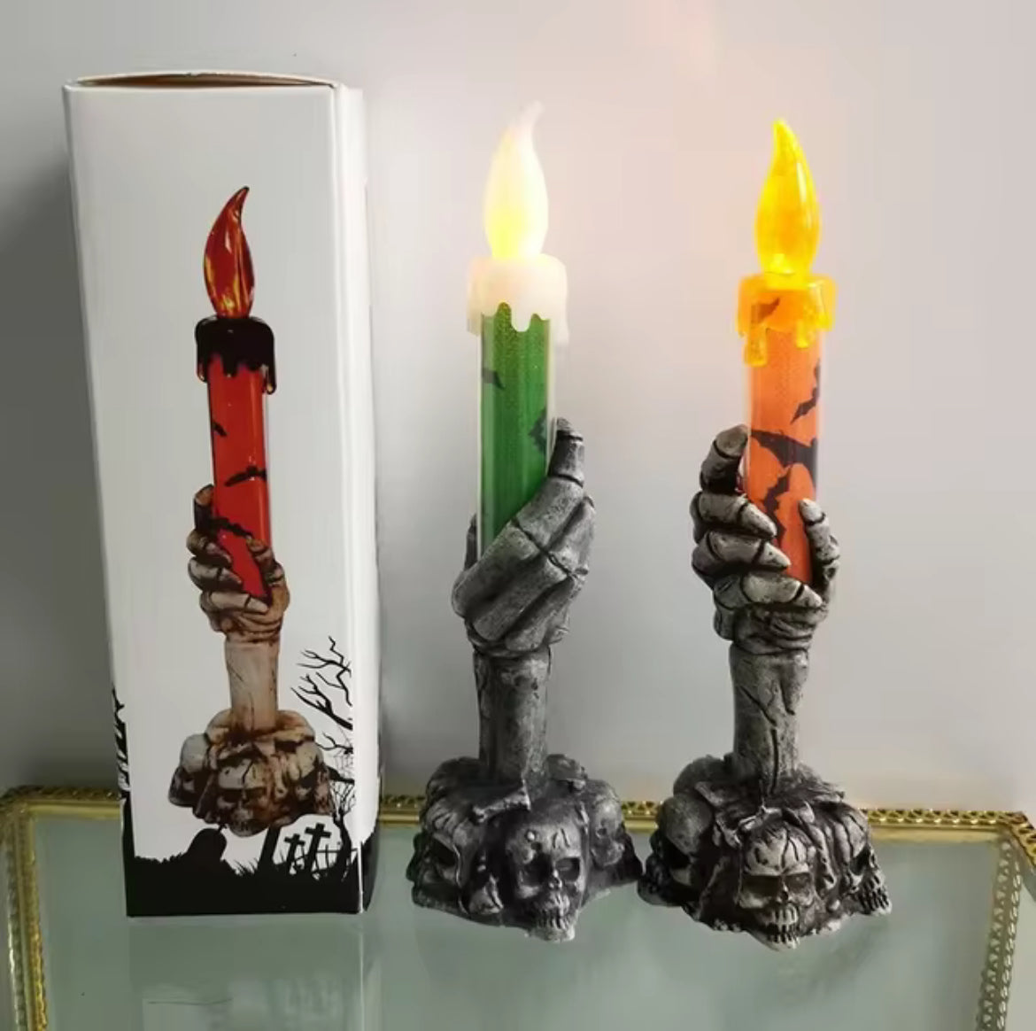 Halloween Decoration Lights Skull Ghosts Party Candle Lights